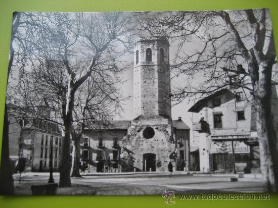 Postales: Puigcerda. n&ordm; 6 Plaza Santa Mar&iacute;a. Ed. Ana Estany. Escrita 1962