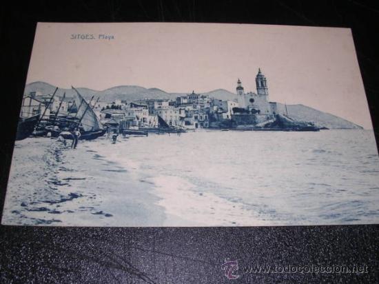 Postales: SITGES . PLAYA, 4240 THOMAS, 14X9 CM. - Foto 1