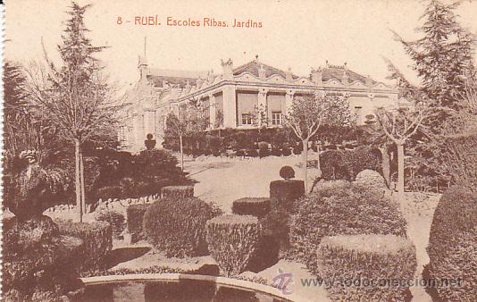 Postkarten: POSTAL ESCOLES RIBAS JARDINS