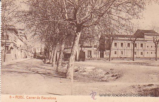 Postales: POSTAL RUBI CARRER DE BARCELONA - Foto 1
