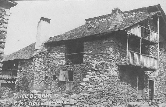 Postkarten: POSTAL FOTOGRAFICA VALL DE BOHI CASA TIPICA