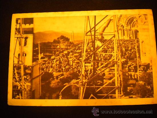 Postales: Postal del Templo del Sagrado Corazon del Tibidabo 1934.