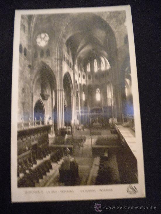 Postales: Postal de la catedral de Girona interior