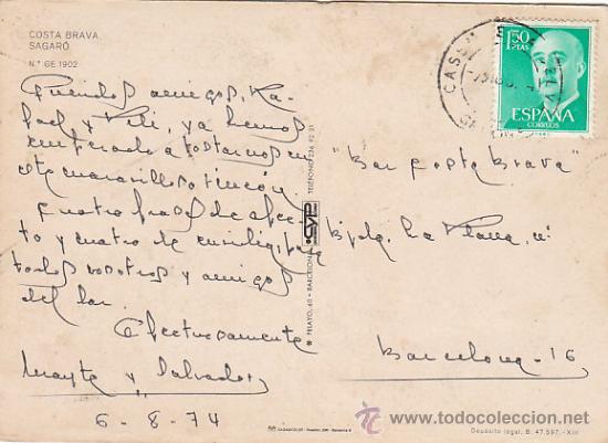 Postales: SAgar&oacute;, circulada (ver dorso) - Foto 2