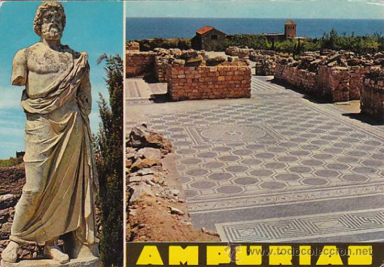 Postales: Ampurias, ruinas romanas - Foto 1