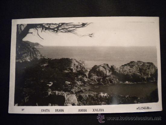 Postales: Postal de la Costa Brava aigua xaliva.