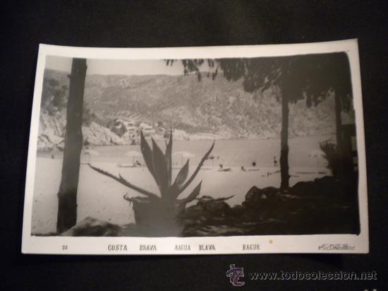 Postales: Postal de la costa brava aigua blava bagur