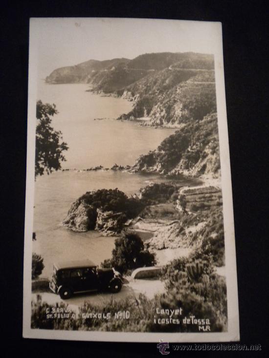 Postales: Postal de la costa brava ST.feliu de guixols n&ordm;10 canyet i costes de tossa.