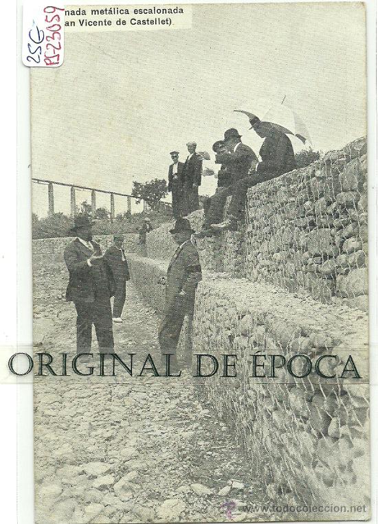 Postcards: (PS-23059)POSTAL DE GAVIONADA METALICA ESCALONADA(SAN VICENTE DE CASTELLET)