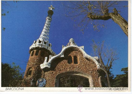 Postales: postal de barcelon ,- gaudi , parc guell - - Foto 1