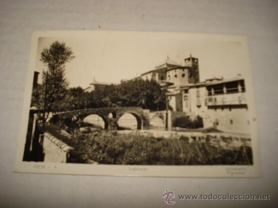 Postales: Postal de la Catedral de VICH a&ntilde;o 1952 . Foto Meli Figueres .