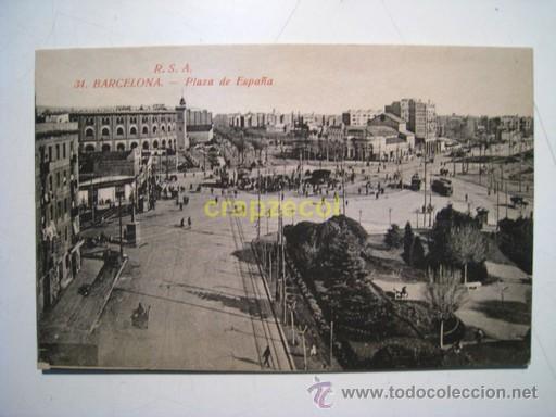 Postales: BARCELONA: PLAZA DE ESPA&Ntilde;A - Foto 1