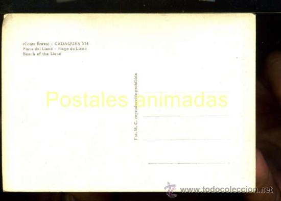Postales: a00600 Cadaques - Playa Del Llane - Mc N&ordm;314 - Foto 2