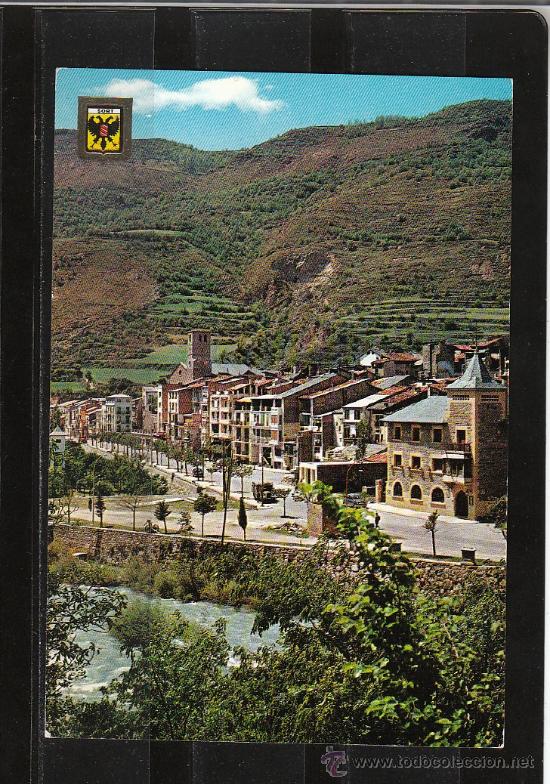 Postales: N&ordm; 963. EL PALLARS. VISTA DEL POBLE DE SORT