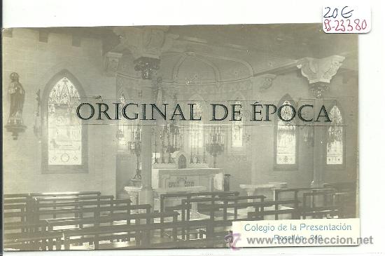 Postcards: (PS-23380)POSTAL FOTOGRAFICA DE BARCELONA-COLEGIO DE LA PRESENTACION,ROSELLON 240