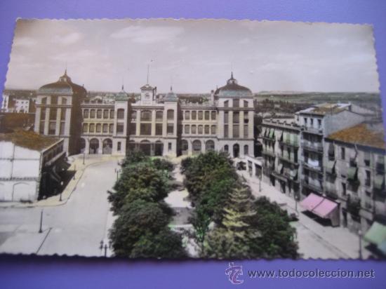 Postales: Lerida. n&ordm; 22 Fachada de la Estaci&oacute;n. Ed. Sicilia. postal sin circular