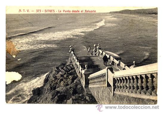 Postales: SITGES A.T.V. DESDE EL BALUARTE - Foto 1