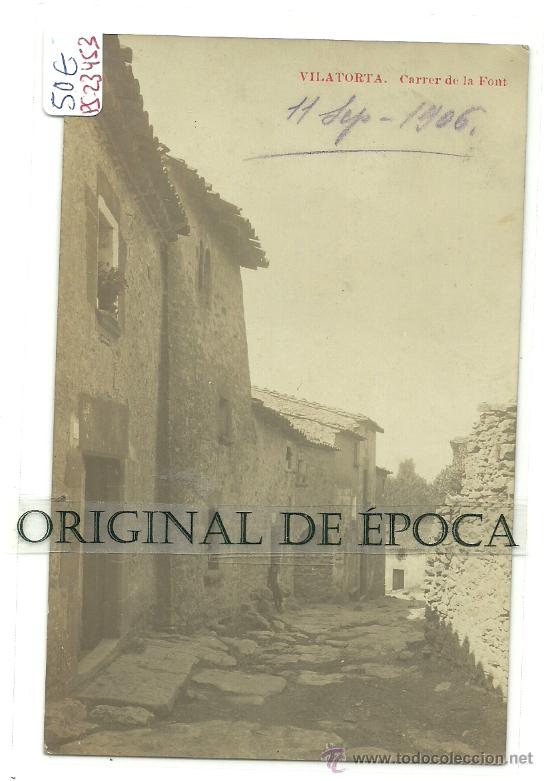 Postkarten: (PS-23453)POSTAL FOTOGRAFICA DE VILATORTA-CARRER DE LA FONT