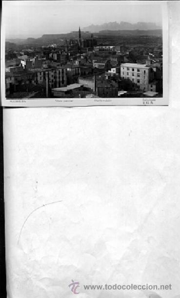 Postales: POSTAL fotogr&aacute;fica MANRESA vista parcial , parta vidajo , eds R.G.A. sin numero . .