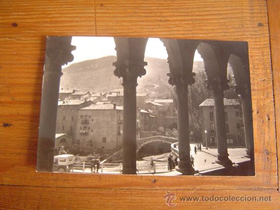 Postales: Postal del Bergada.- La Pobla de Lillet.Vista parcial