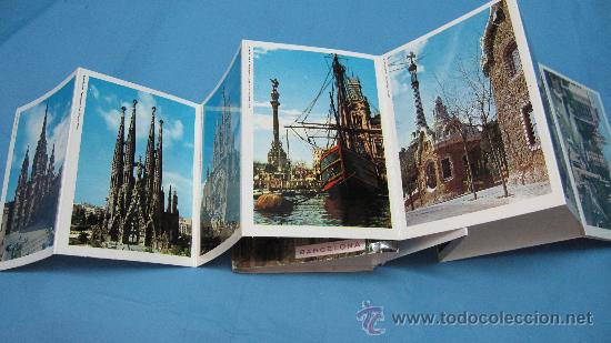 Postales: 19 POSTALES EN ACORDEON DE BARCELONA - Foto 2