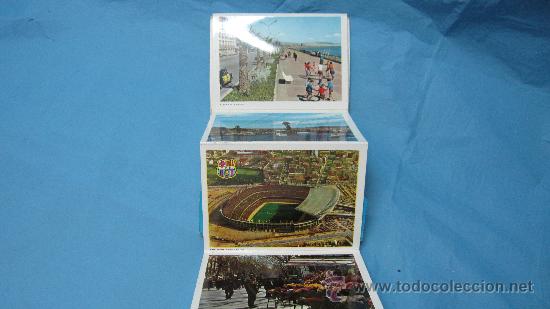 Postales: 19 POSTALES EN ACORDEON DE BARCELONA - Foto 3