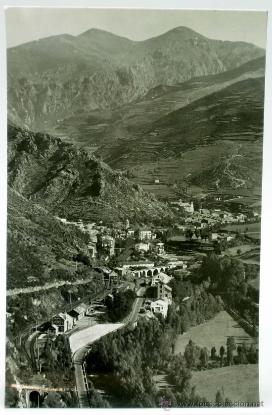 Cartes Postales: Postal Ribas Ribes Freser Fresser Vista parcial al fondo Torreneulas Ed Sicilia a&ntilde;os 50 sin circular