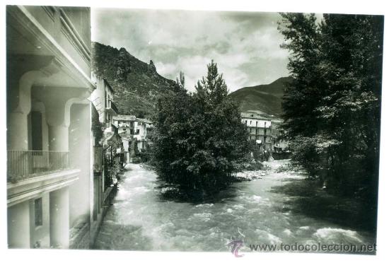 Cartes Postales: Postal Ribas Ribes Freser Fresser Confluencia de los r&iacute;os Freser y Rigat Comercial Prat a&ntilde;os 50