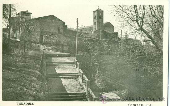 Postales: TARADELL. CAMI DE LA FONT. - Foto 1
