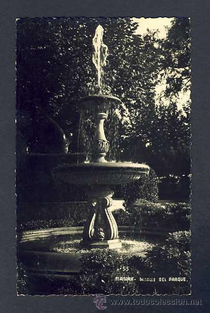 Postales: Postal de MATAR&Oacute;: Detall del parc (num.55) - Foto 1