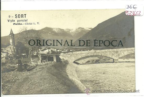 Postcards: (PS-23652)POSTAL FOTOGRAFICA DE SORT-VISTA PARCIAL