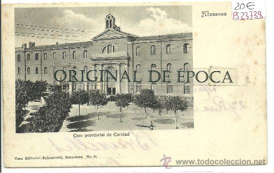 Postcards: (PS-23738)POSTAL DE MANRESA-CASA PROVINCIAL DE CARIDAD