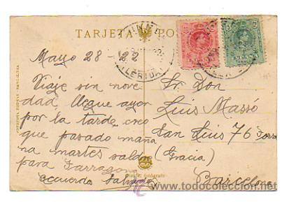 Postales: TORREGROSA. PLAZUELA. (THOMAS) - Foto 2