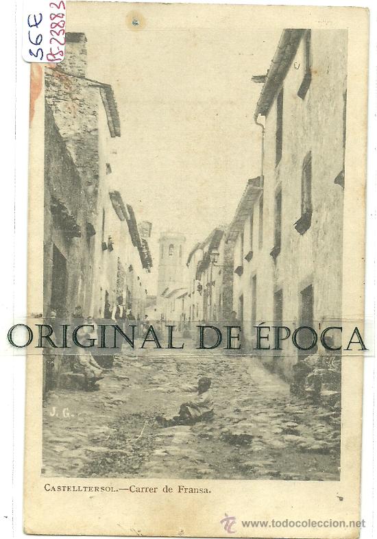 Postkarten: (PS-23883)POSTAL DE CASTELLTERSOL-CARRER DE FRANSA