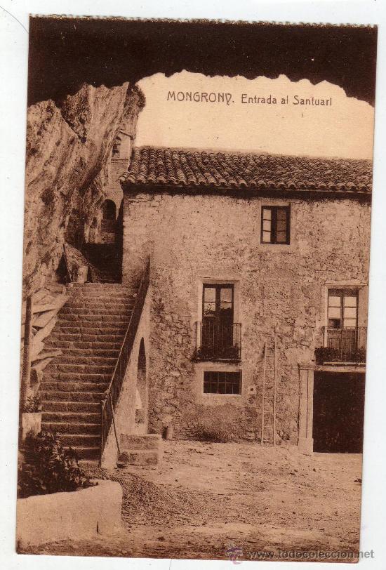 Postales: Postal de MONGRONY Entrada del Santuari - Foto 1