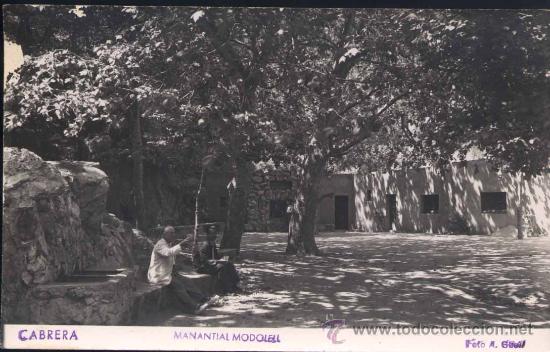 Postales: CABRERA (BARCELONA).- MANANTIAL MODOLELL - Foto 1