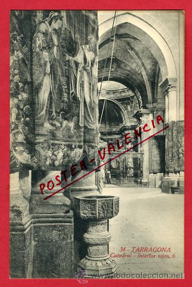 Postales: TARRAGONA, CATEDRAL, INTERIOR,       P63345 - Foto 1