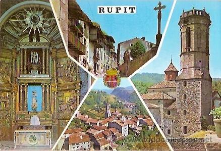 Cartoline: POSTAL A COLOR RUPIT BREU HISTORIA DORSO