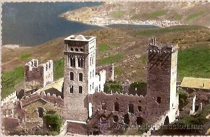 Cartoline: ANTIGUA POSTAL N&ordm; 335 COSTA BRAVA MONASTERIO DE SAN PEDRO DE RODA FOTO PUIGNAU