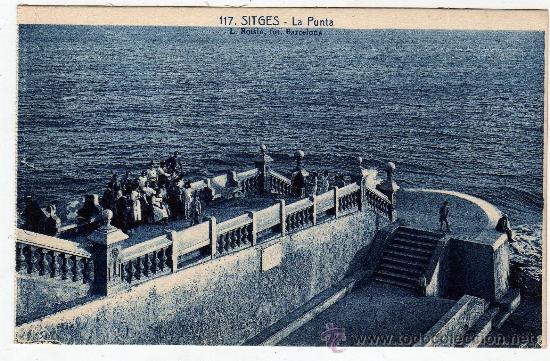 Postales: Postal de SITGES La Punta - Foto 1
