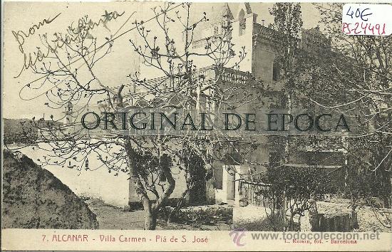 Postkarten: (PS-24491)POSTAL DE ALCANAR-VILLA CARMEN.PLA DE S.JOSE