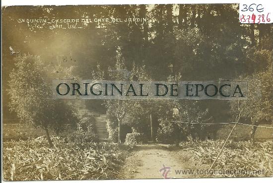 Postkarten: (PS-24386)POSTAL FOTOGRAFICA DE SAN QUINTIN-CASCADA DEL CAFE DEL JARDIN