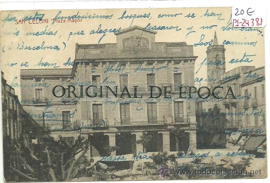 Postkarten: (PS-24381)POSTAL DE SAN CELONI-PLAZA MAYOR
