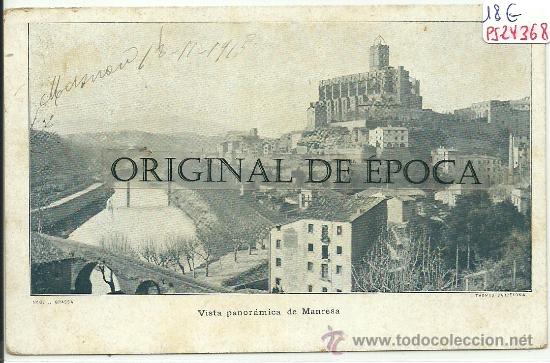 Postcards: (PS-24368)POSTAL DE MANRESA-VISTA PANORAMICA