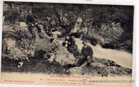 Postales: Valle de Aran Lerida. n&ordm; 85. Barranco de Cledes Serca Les Goufere de Cledes. Entre les bosost.