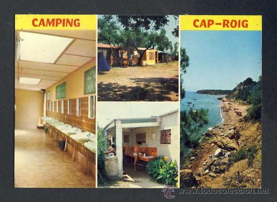Postales: Postal de L' AMPOLLA: Camping Cap Roig (Raymond num.29)
