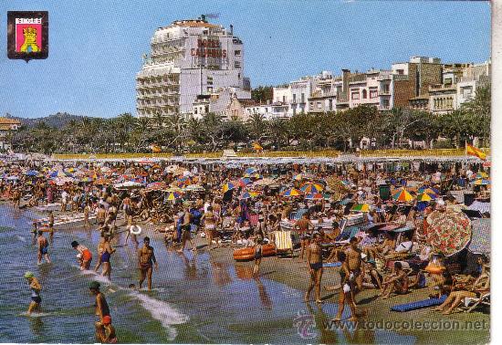 Postales: SITGES - PLAYA DE ORO - LUZ Y COLOR - Foto 1