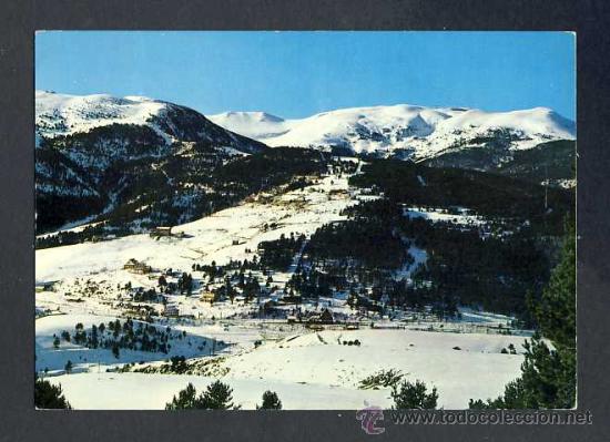 Postales: Postal de LA MOLINA: Vista general, al fons el Puig d' Alp. Esqui (Ed.Sicilia num.1)