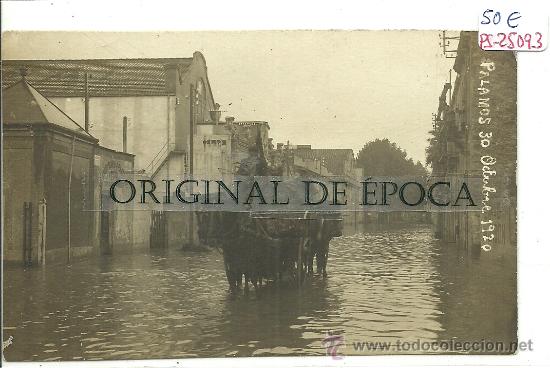 Postkarten: (PS-25093)POSTAL FOTOGRAFICA DE PALAMOS-RIADA 30 DE OCTUBRE DE 1920