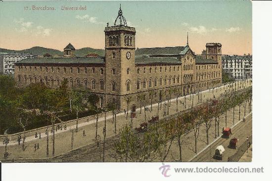 Postales: BARCELONA UNIVERSIDAD SIN CIRCULAR - Foto 1